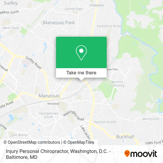 Injury Personal Chiropractor map