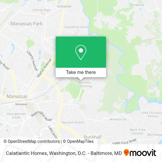 Calatlantic Homes map