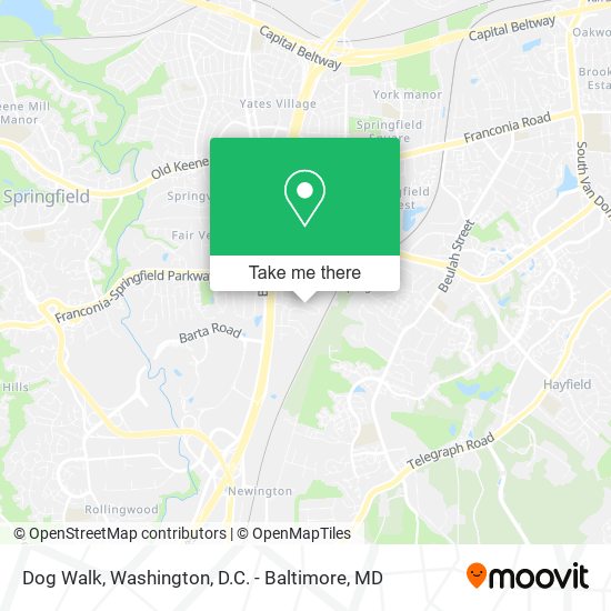 Dog Walk map