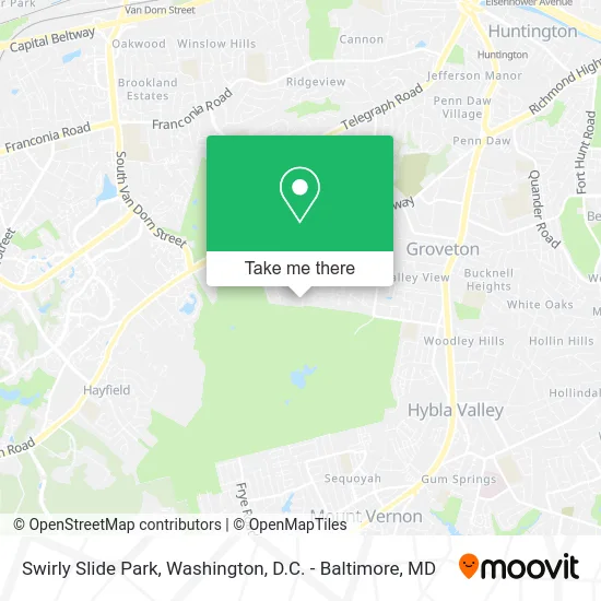 Swirly Slide Park map