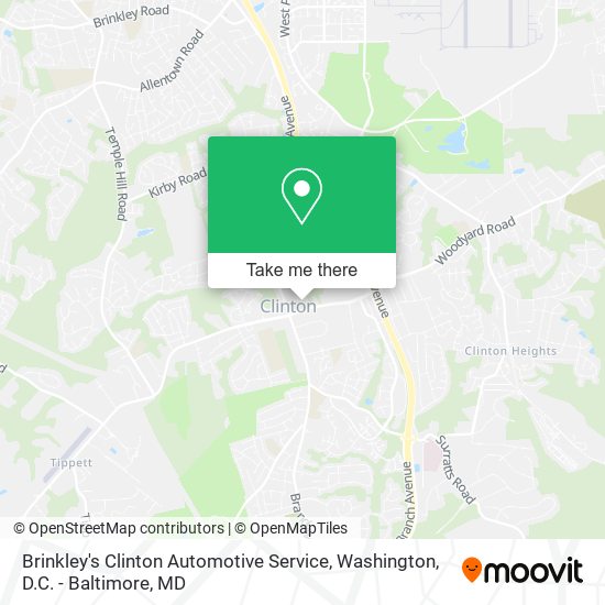 Mapa de Brinkley's Clinton Automotive Service