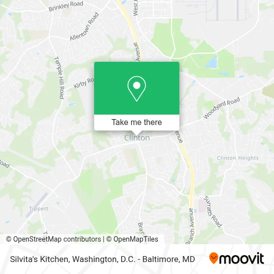 Silvita's Kitchen map