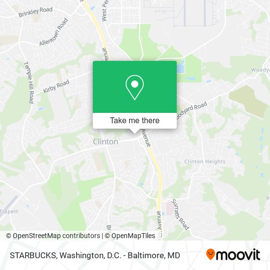 STARBUCKS map