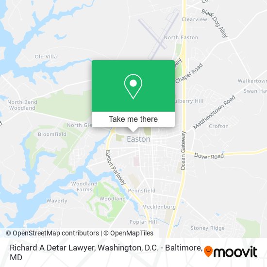 Richard A Detar Lawyer map
