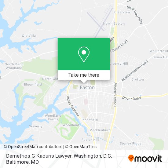 Demetrios G Kaouris Lawyer map