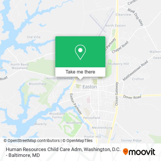 Mapa de Human Resources Child Care Adm