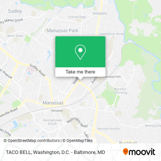 Mapa de TACO BELL