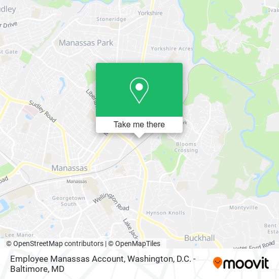 Mapa de Employee Manassas Account