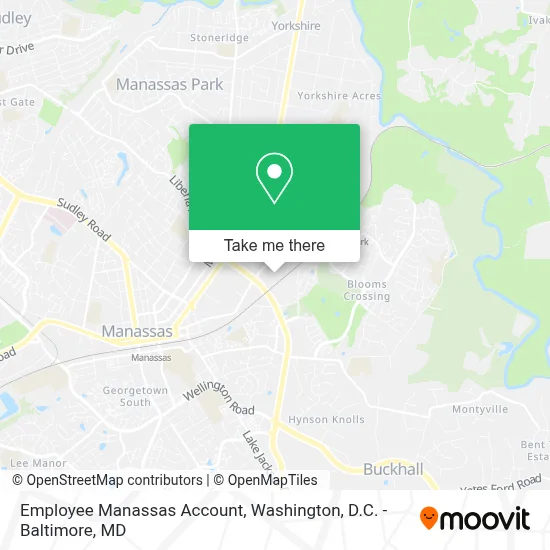 Employee Manassas Account map