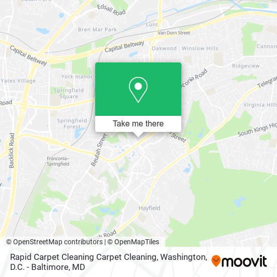 Rapid Carpet Cleaning Carpet Cleaning map