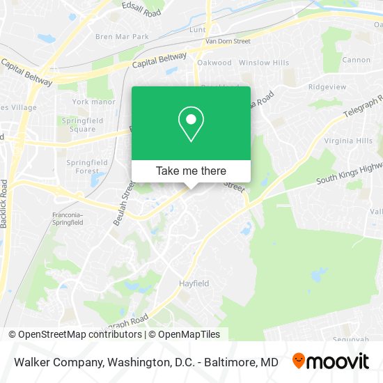 Walker Company map