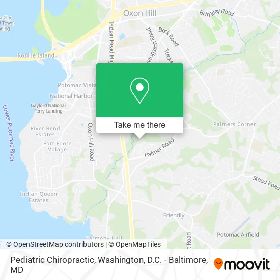 Pediatric Chiropractic map