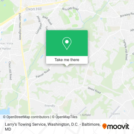 Larry's Towing Service map