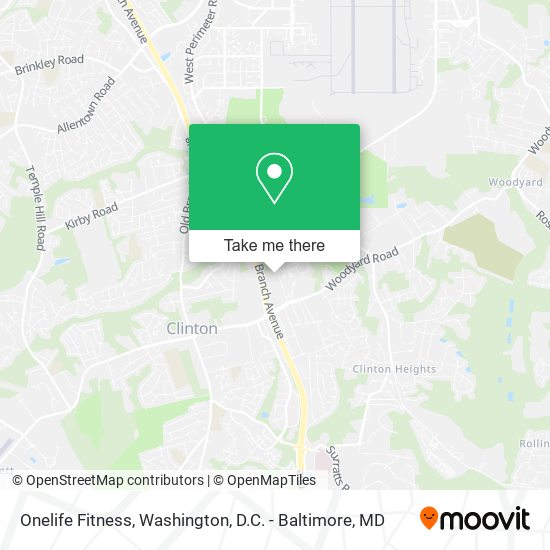Onelife Fitness map