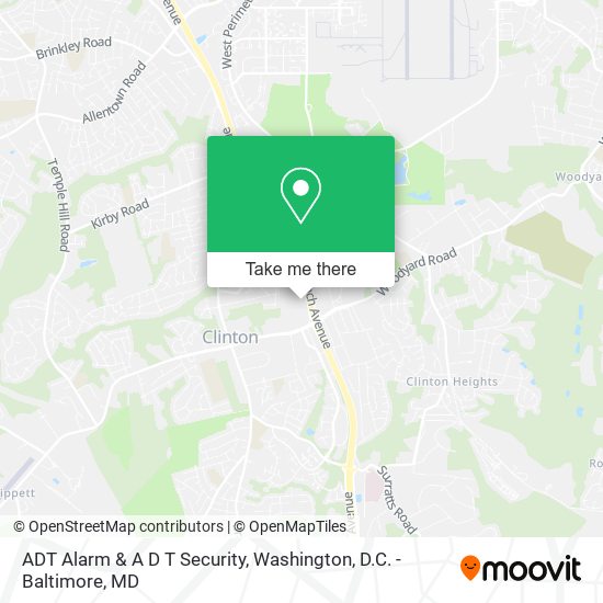 Mapa de ADT Alarm & A D T Security
