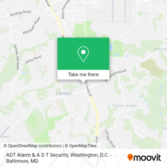 ADT Alarm & A D T Security map