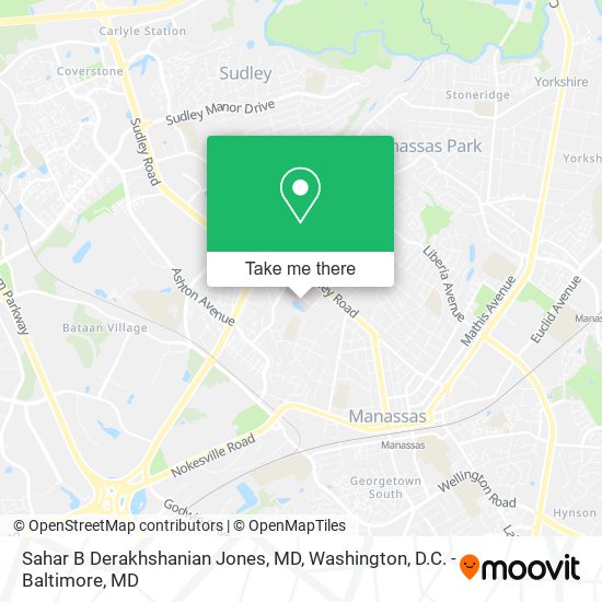 Sahar B Derakhshanian Jones, MD map
