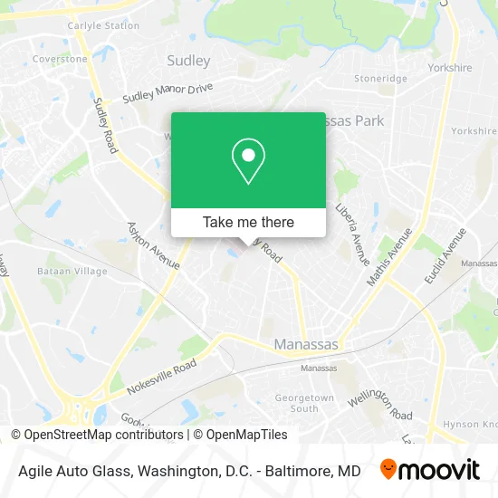 Agile Auto Glass map