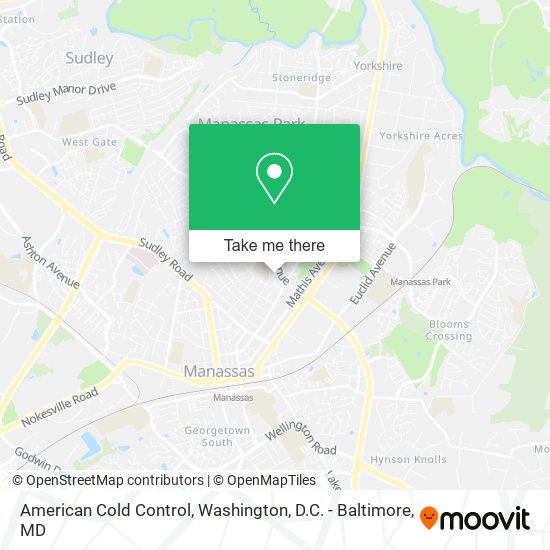American Cold Control map