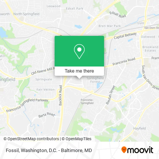 Mapa de Fossil
