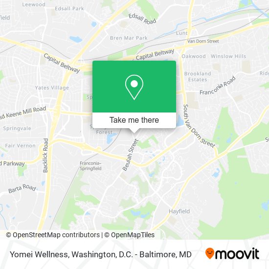 Yomei Wellness map