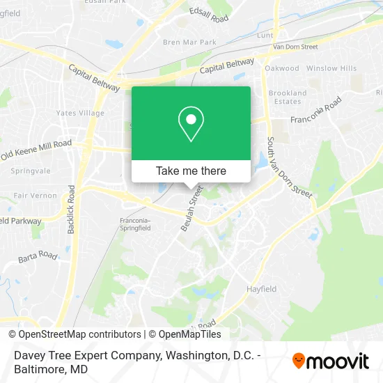 Davey Tree Expert Company map