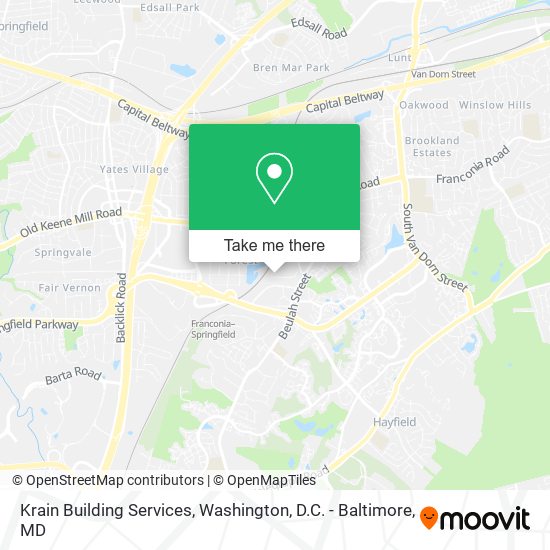 Krain Building Services map