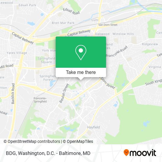 Mapa de BDG