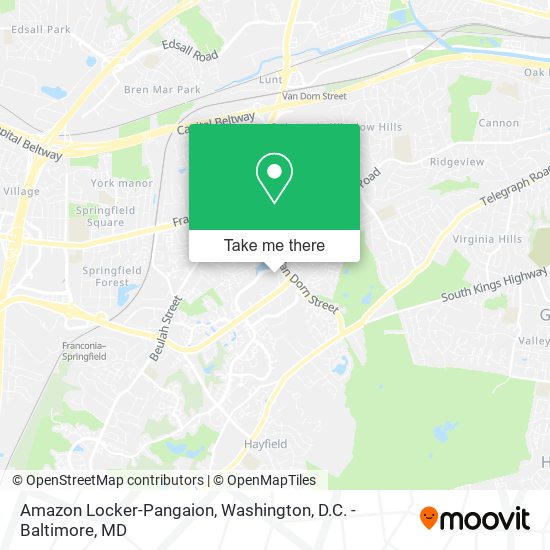 Mapa de Amazon Locker-Pangaion