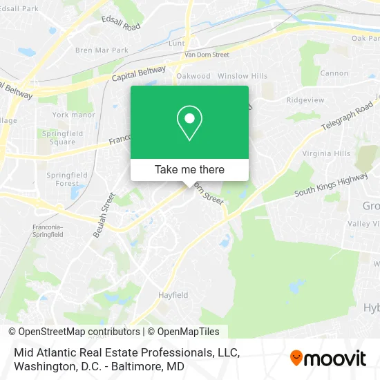 Mid Atlantic Real Estate Professionals, LLC map