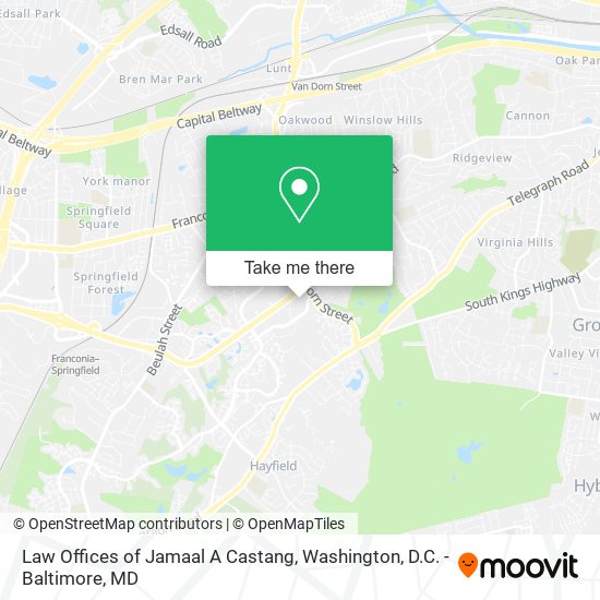Mapa de Law Offices of Jamaal A Castang