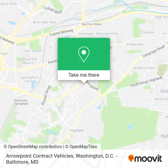 Arrowpoint Contract Vehicles map