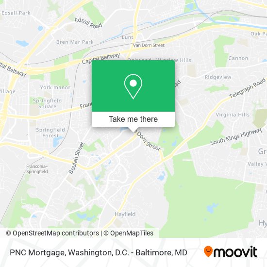 Mapa de PNC Mortgage