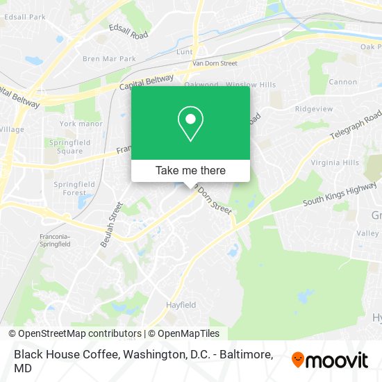 Black House Coffee map