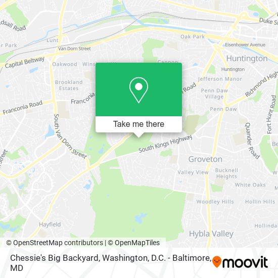 Mapa de Chessie's Big Backyard