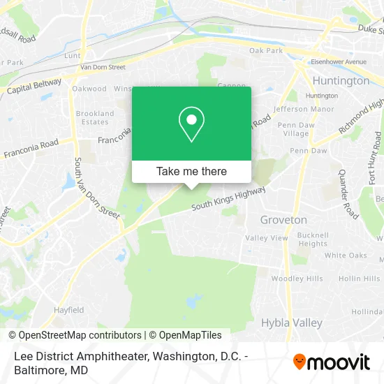 Lee District Amphitheater map