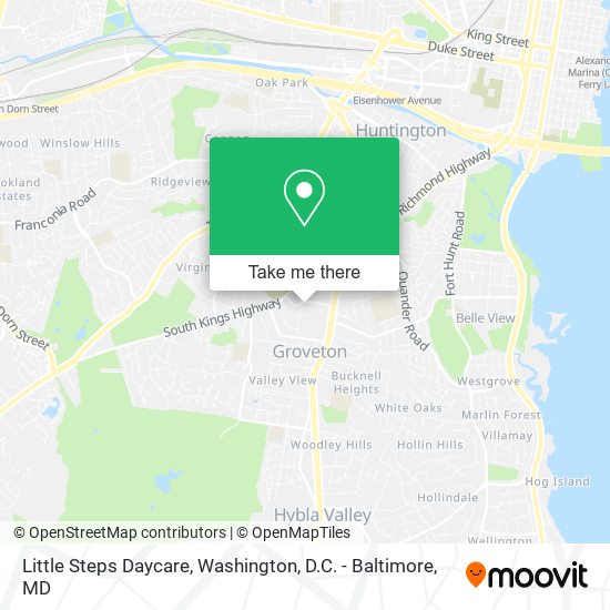 Mapa de Little Steps Daycare
