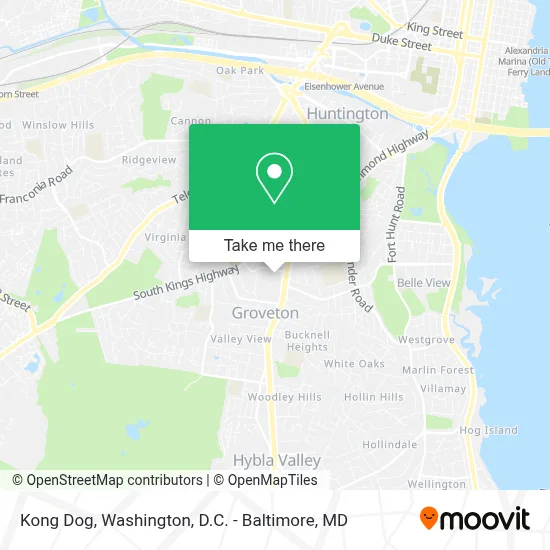 Kong Dog map