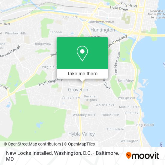 Mapa de New Locks Installed