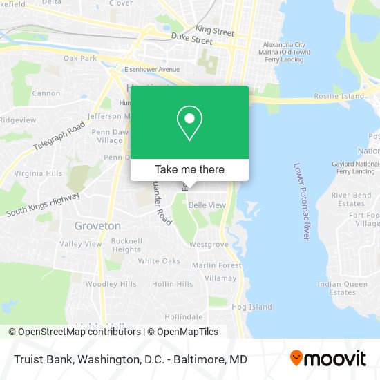 Truist Bank map