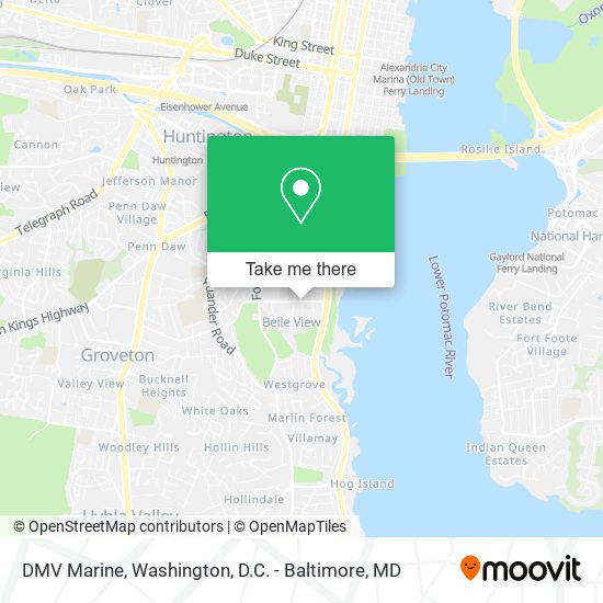 DMV Marine map