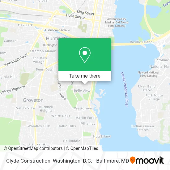 Clyde Construction map