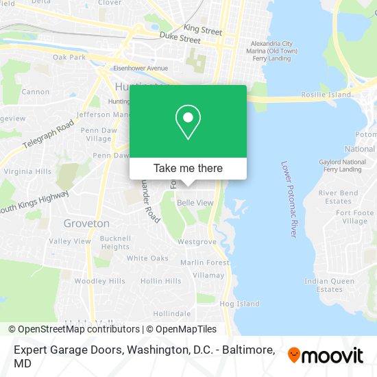 Expert Garage Doors map