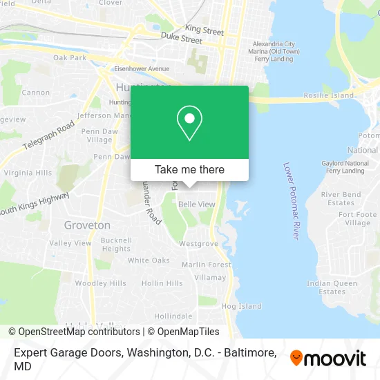 Expert Garage Doors map