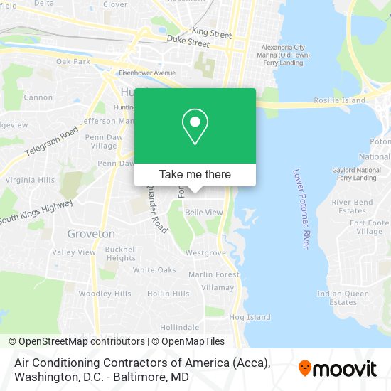 Air Conditioning Contractors of America (Acca) map