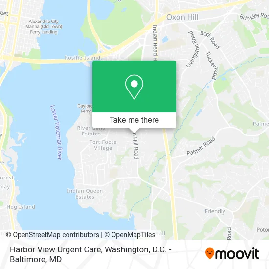 Harbor View Urgent Care map