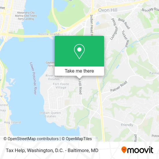 Tax Help map