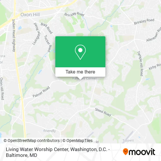 Mapa de Living Water Worship Center