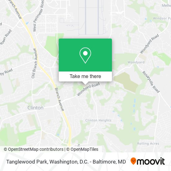 Tanglewood Park map