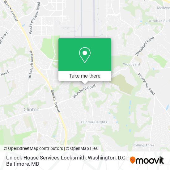 Mapa de Unlock House Services Locksmith